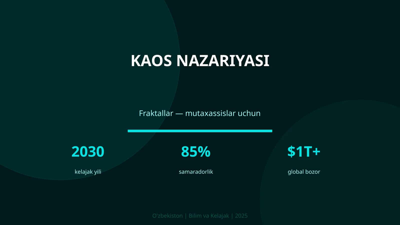 KAOS NAZARIYASI 1