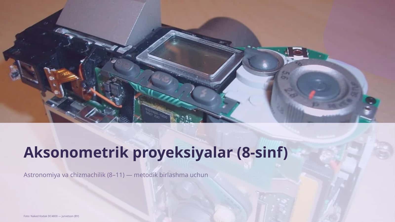 Aksonometrik proyeksiyalar (8-sinf) 1