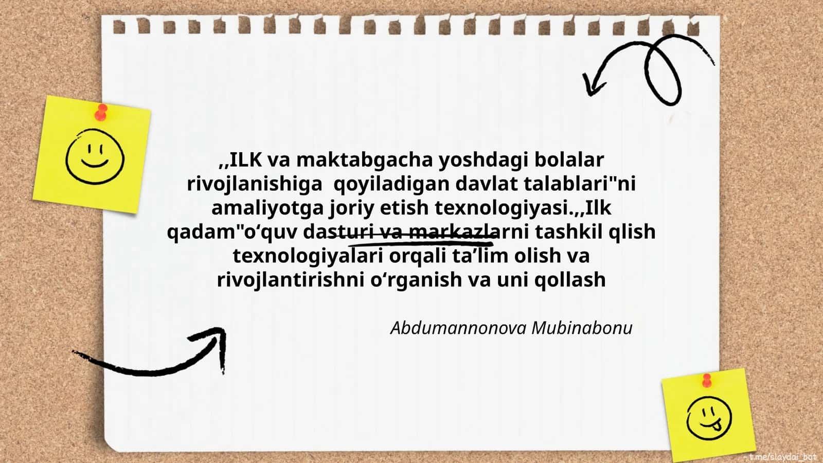 ILK va maktabgacha yoshdagi bolalar rivojlanishiga qoyiladigan davlat talablari 1