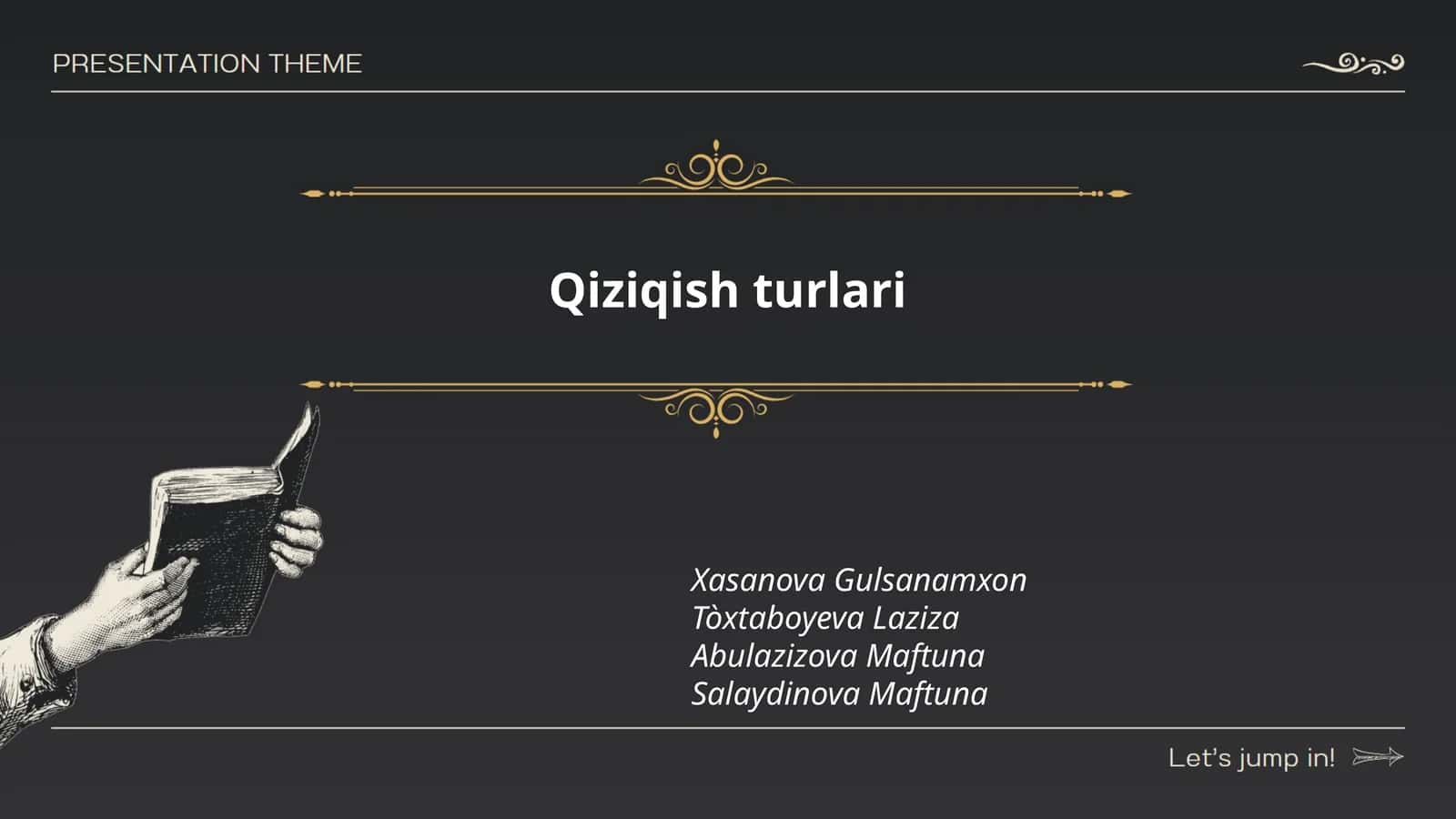 Qiziqish turlari 1