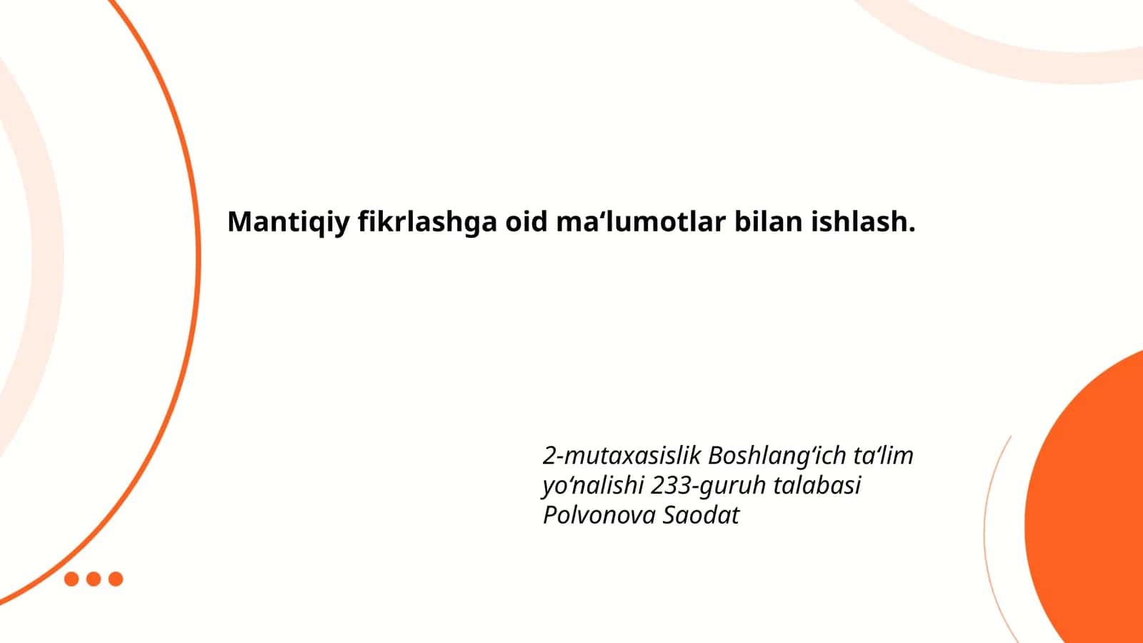 Mantiqiy Fikrlashning Asosiy Tushunchalari 1