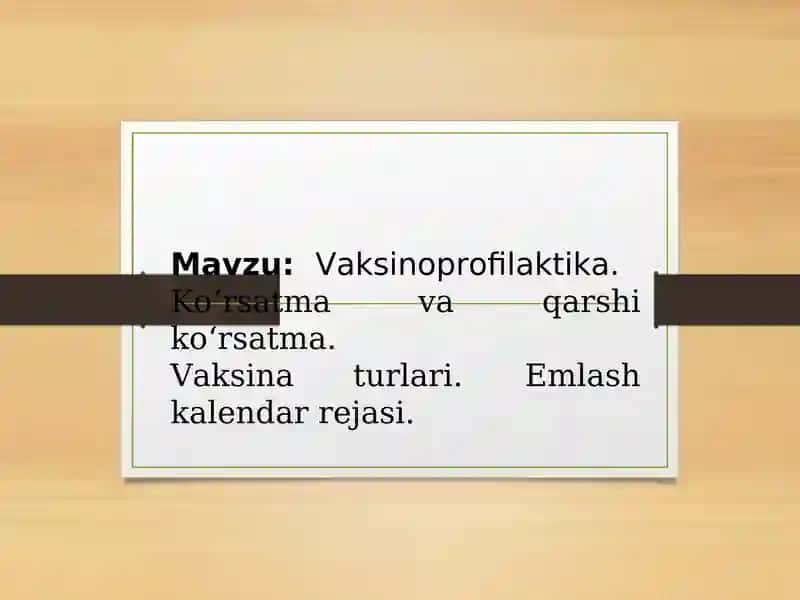 Vaksinoprofilaktika 1