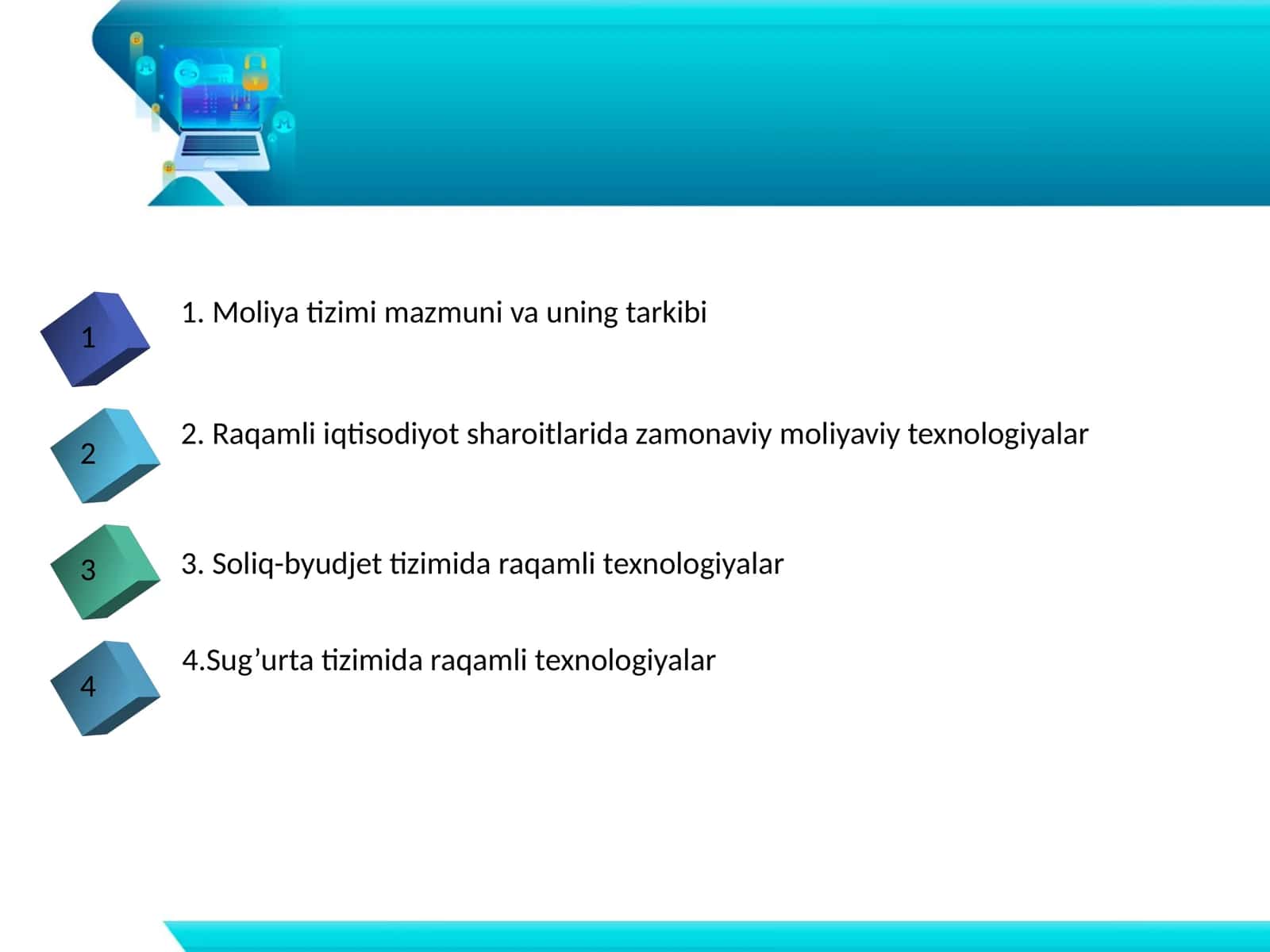 Moliya tizimi mazmuni va uning tarkibi 1