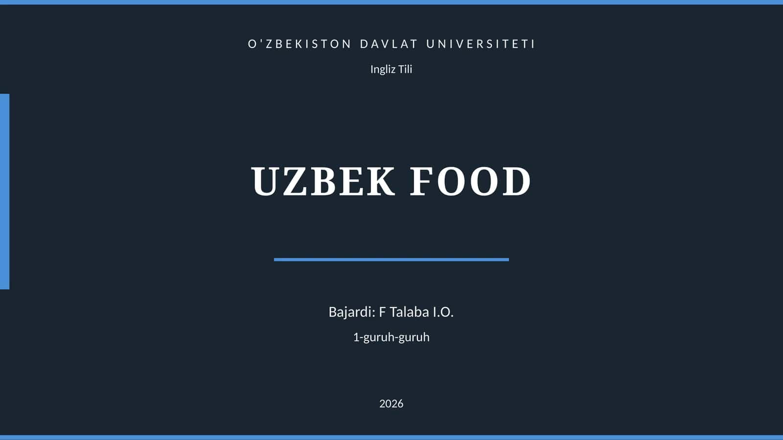 UZBEK FOOD 1