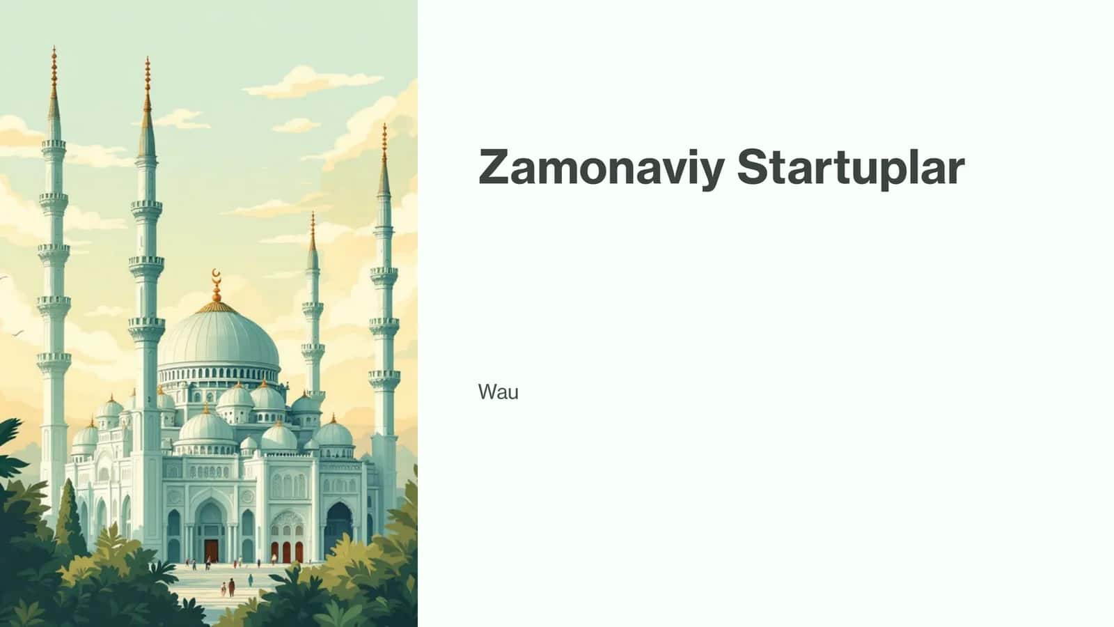 Zamonaviy Startuplar 1