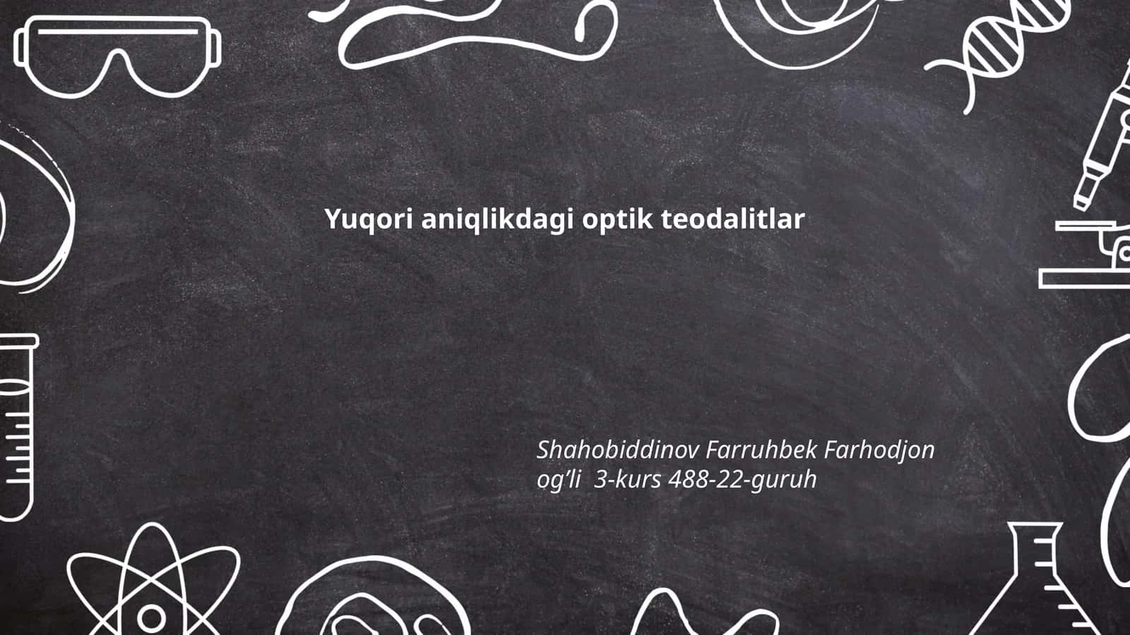 Yuqori aniqlikdagi optik teodalitlar 1
