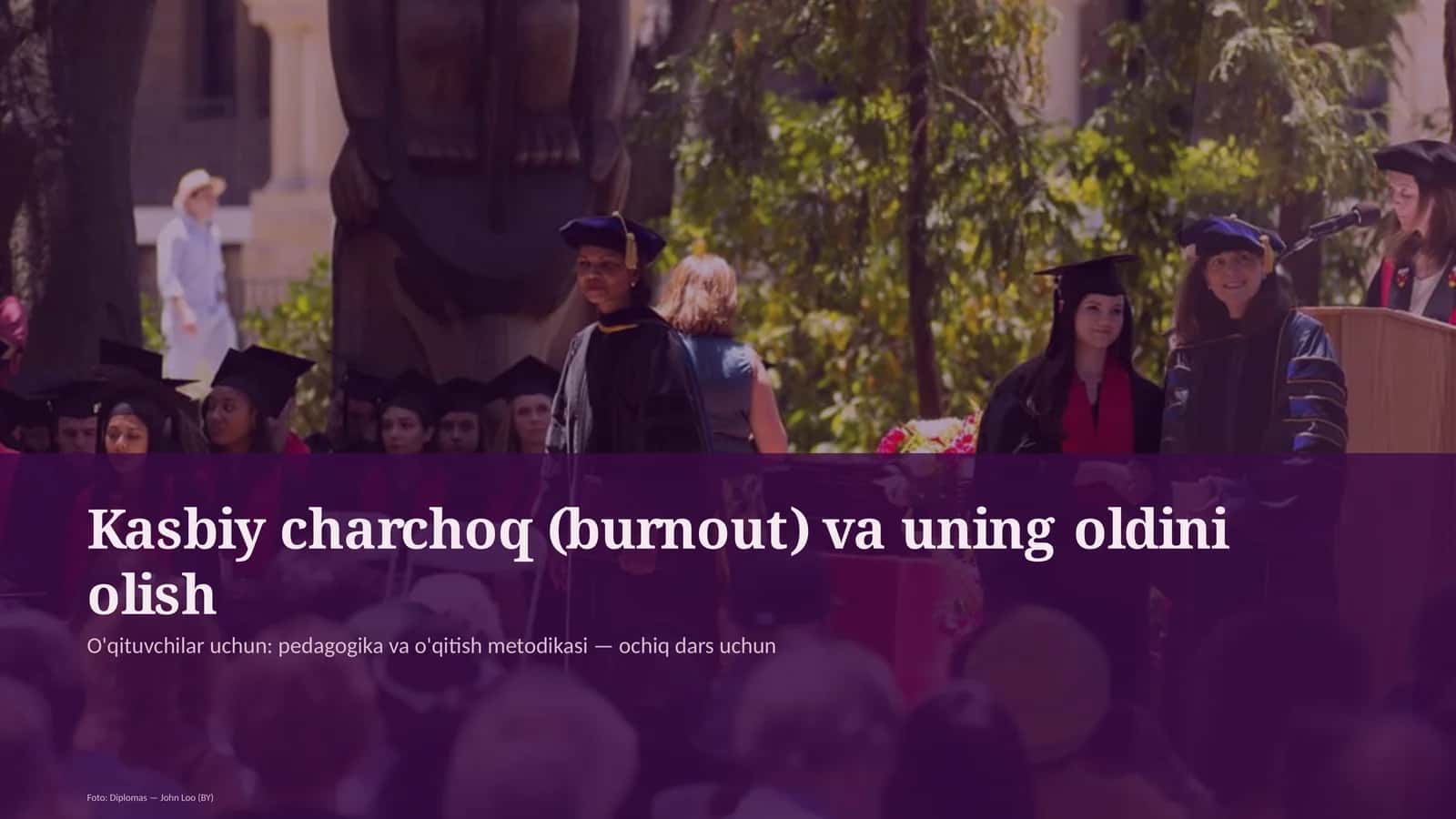 Kasbiy charchoq (burnout) va uning oldini olish 1