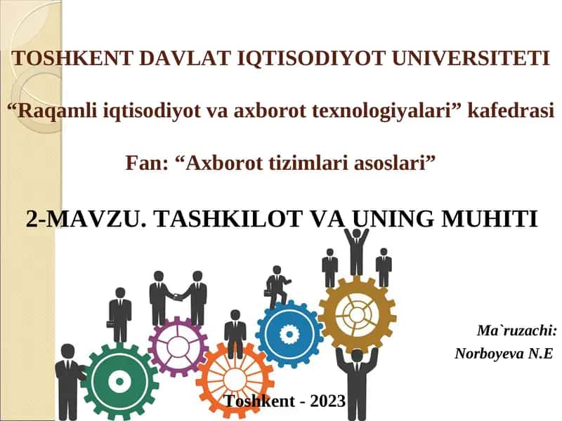 Tizim nima? 1