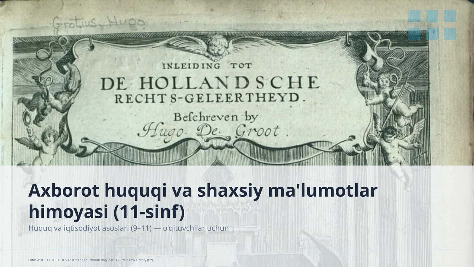 Huquq va iqtisodiyot asoslari (9–11) — o'qituvchilar uchun 1
