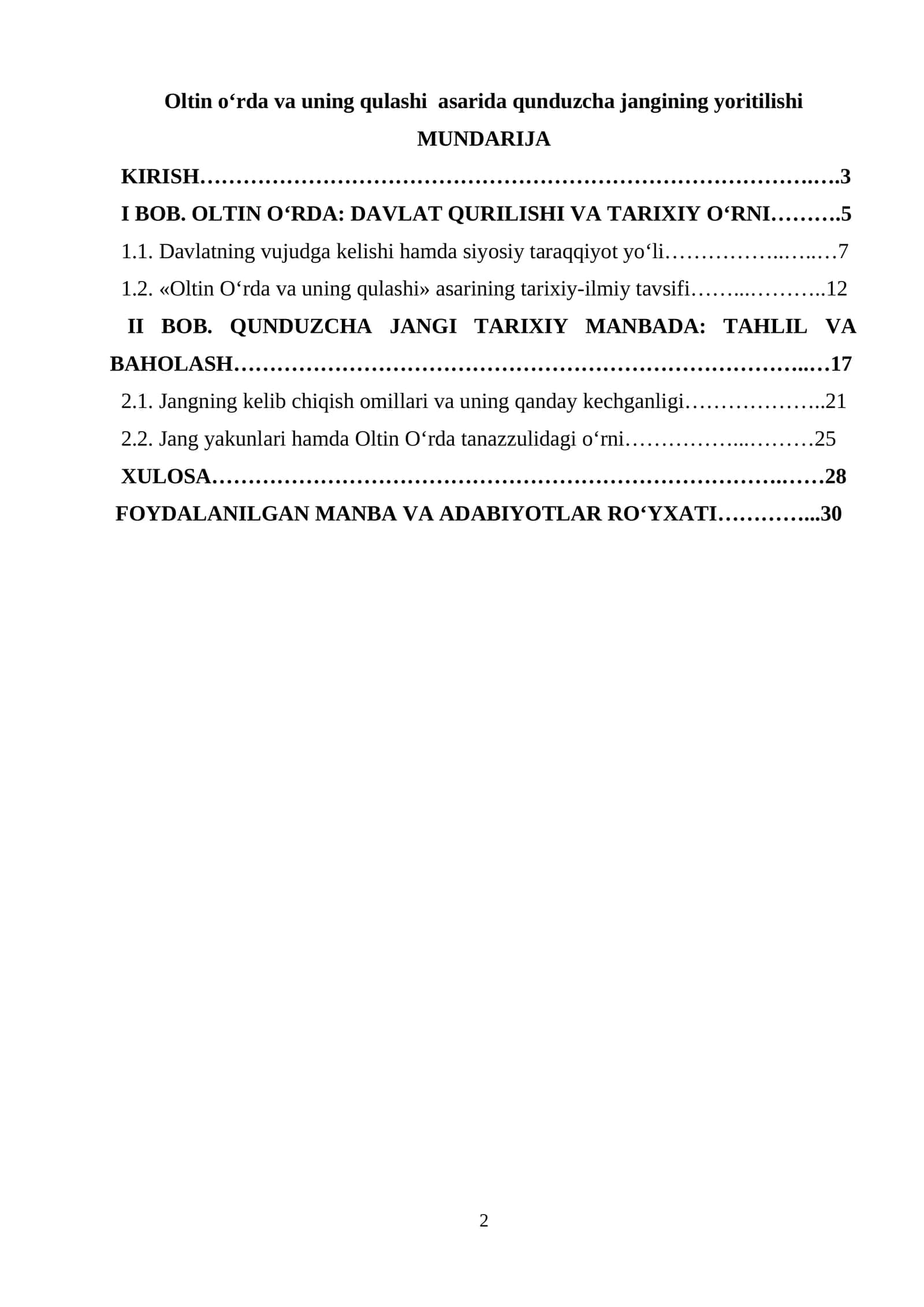 Oltin O'rda va uning qulashi asarida qunduzcha jangining yoritilishi 1