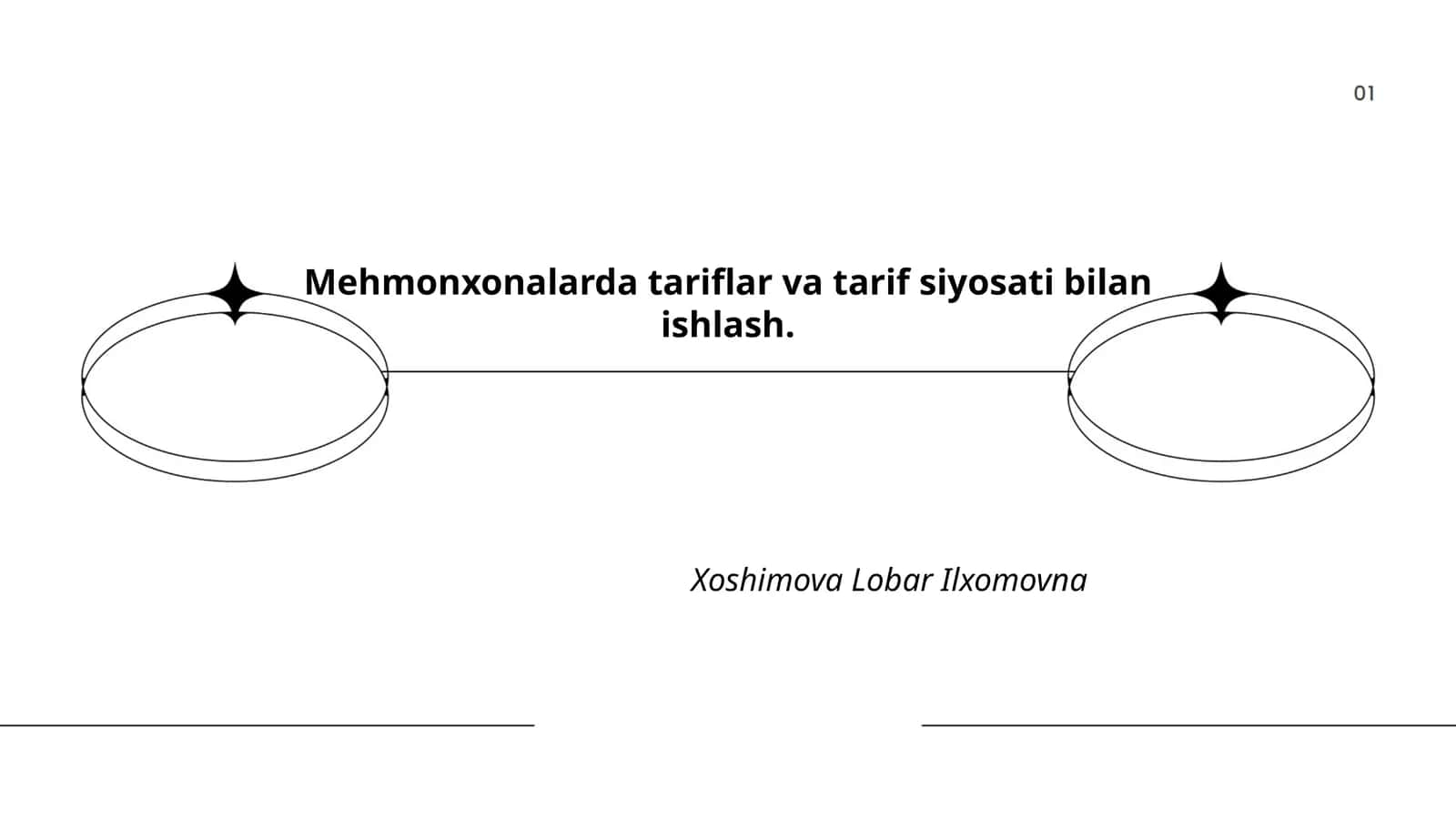 Tariflar va Tarif Siyosati 1