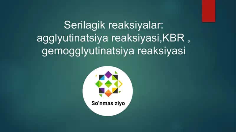 SEROLOGIK REAKSIYALAR 1