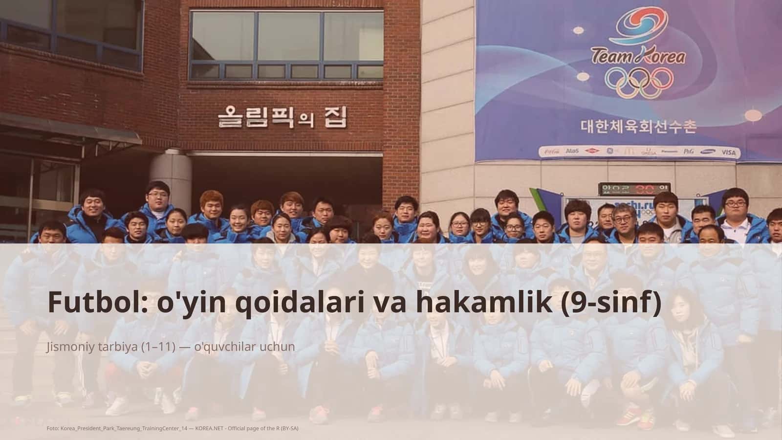 Jismoniy tarbiya (1–11) — o'quvchilar uchun 1