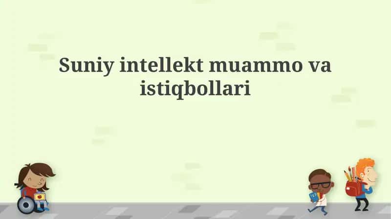 Sun'iy intellekt 1