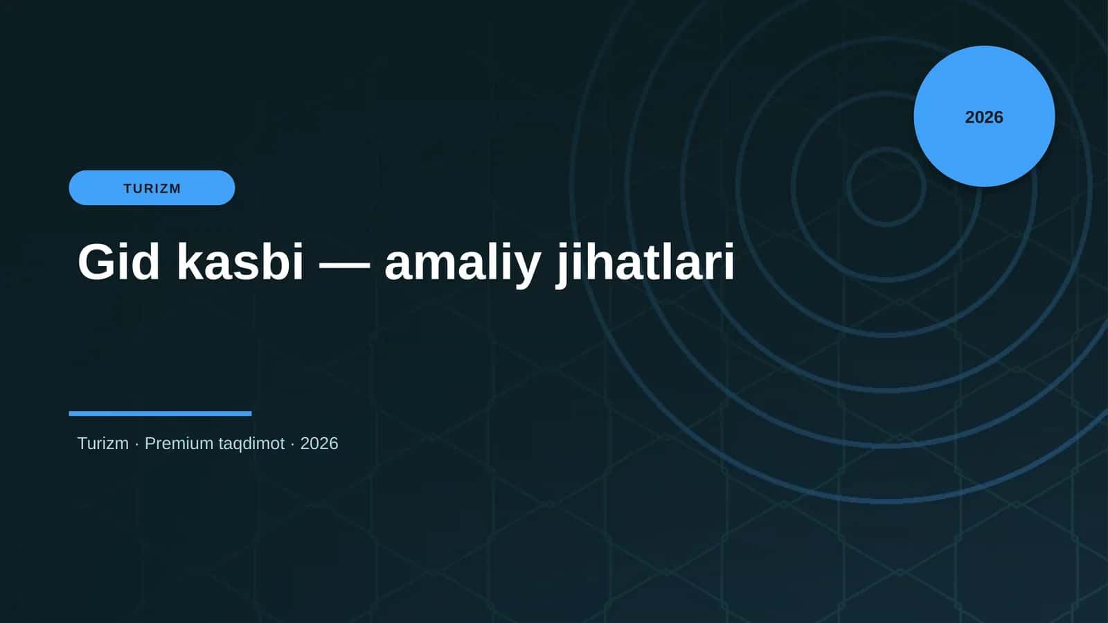 Gid kasbi — amaliy jihatlari 1