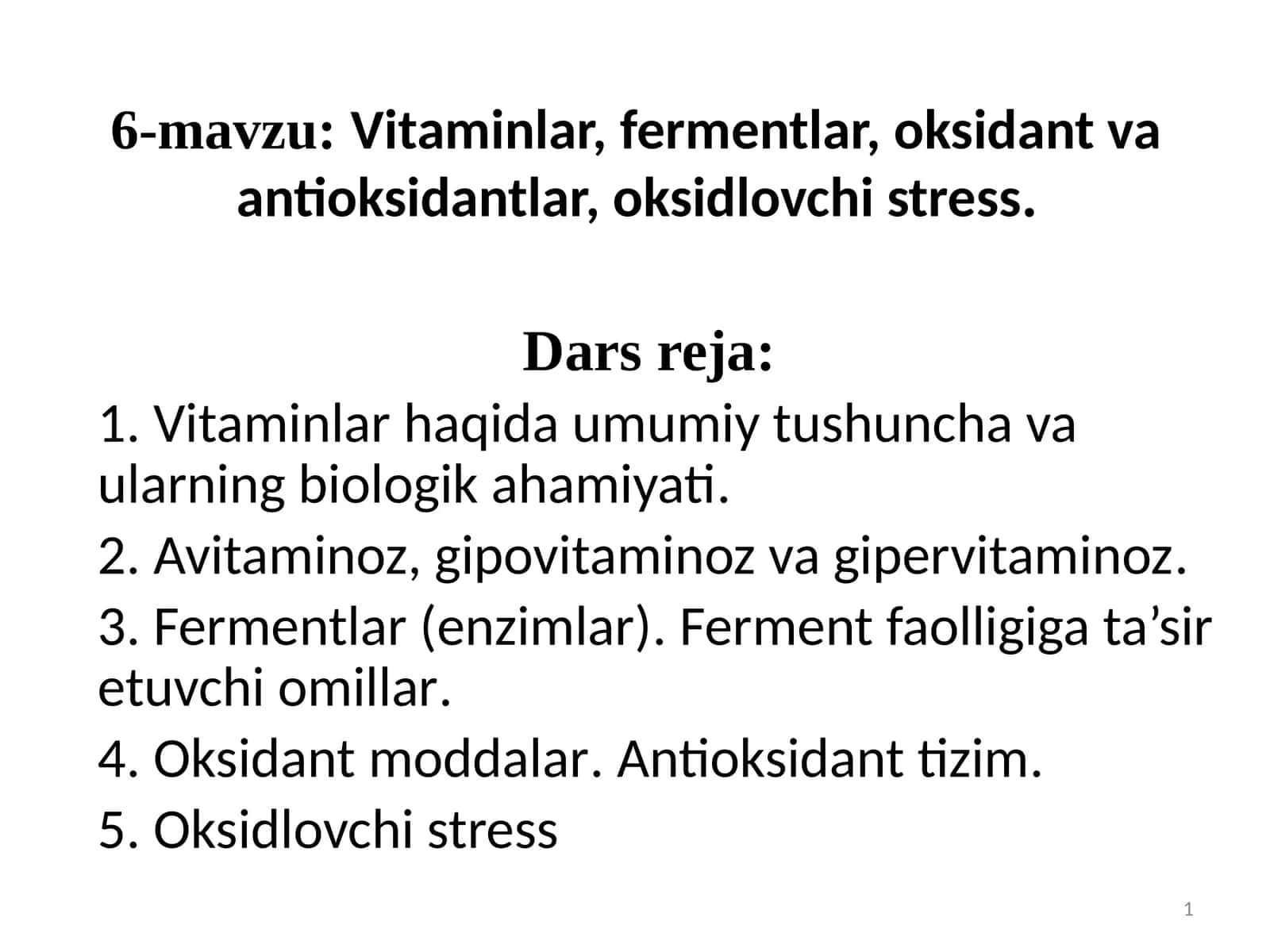 Oksidlovchi stress 1