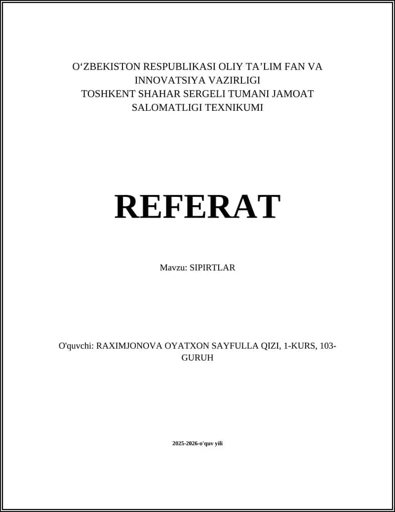 SIPIRTLAR 1