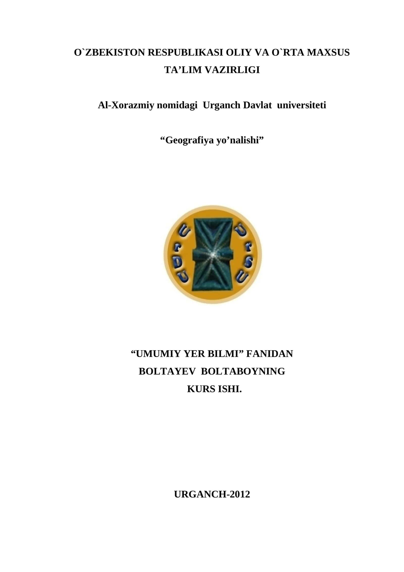 Geografik qobiqning asosiy xususiyatlari 1