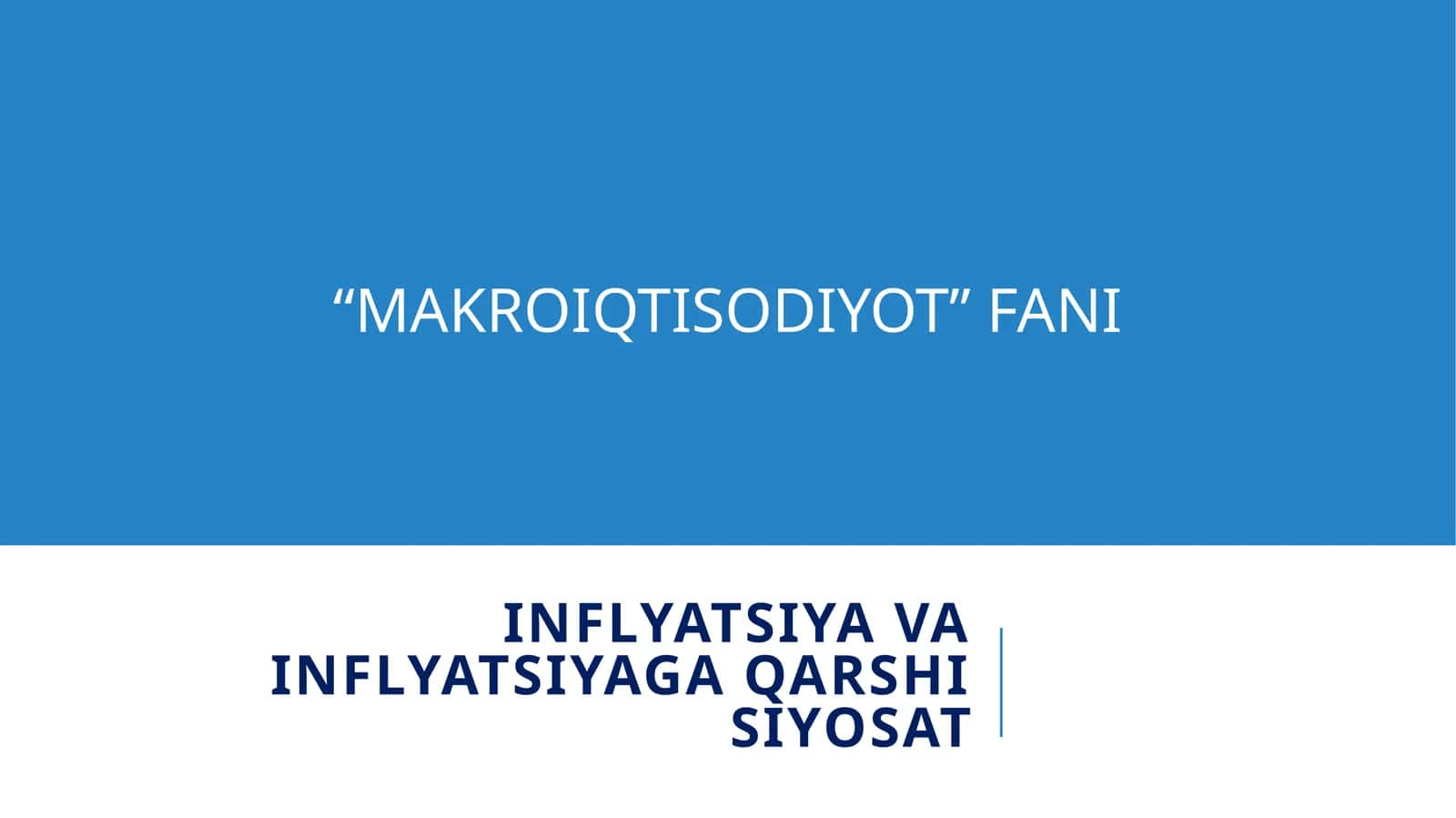 MAKROIQTISODIYOT 1