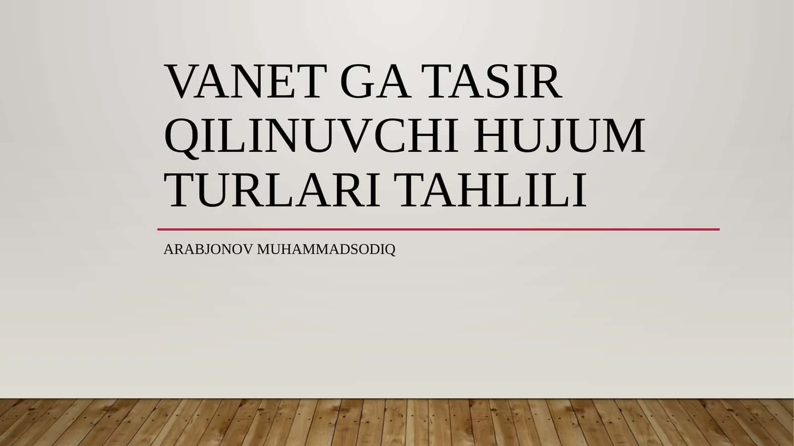 vanet 1