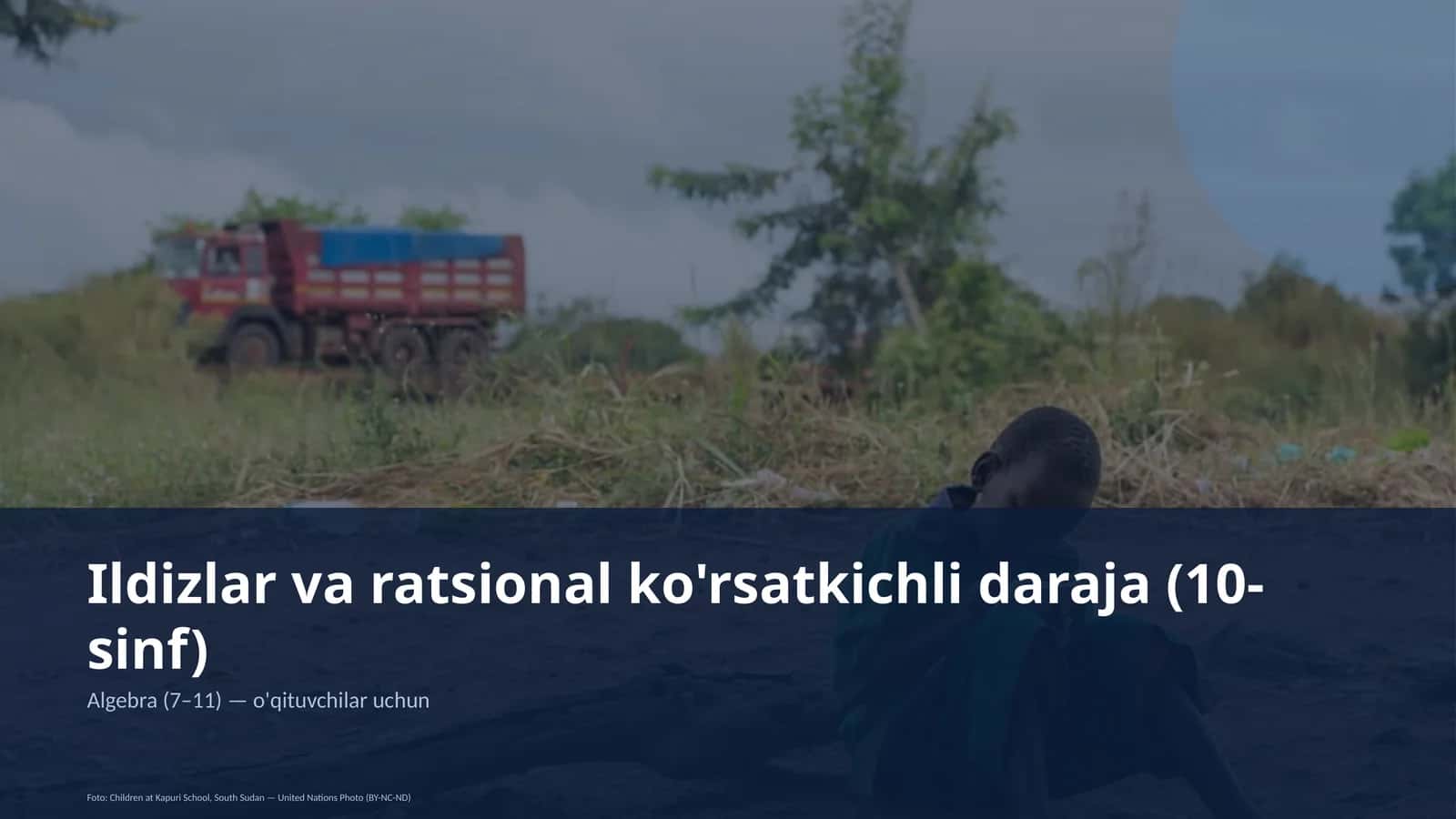 Ildizlar va ratsional ko'rsatkichli daraja (10-sinf) 1