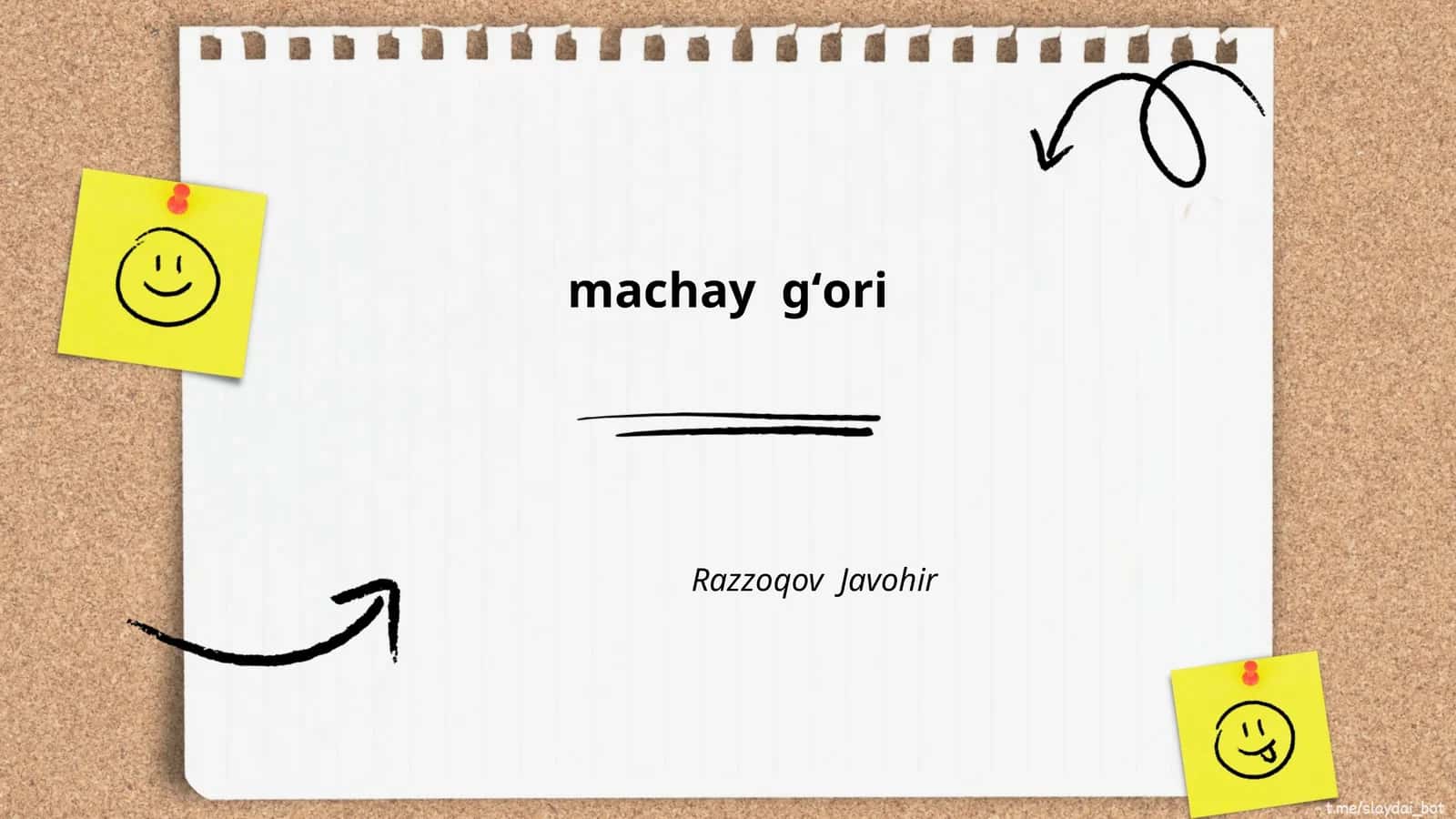 machay gʻori 1