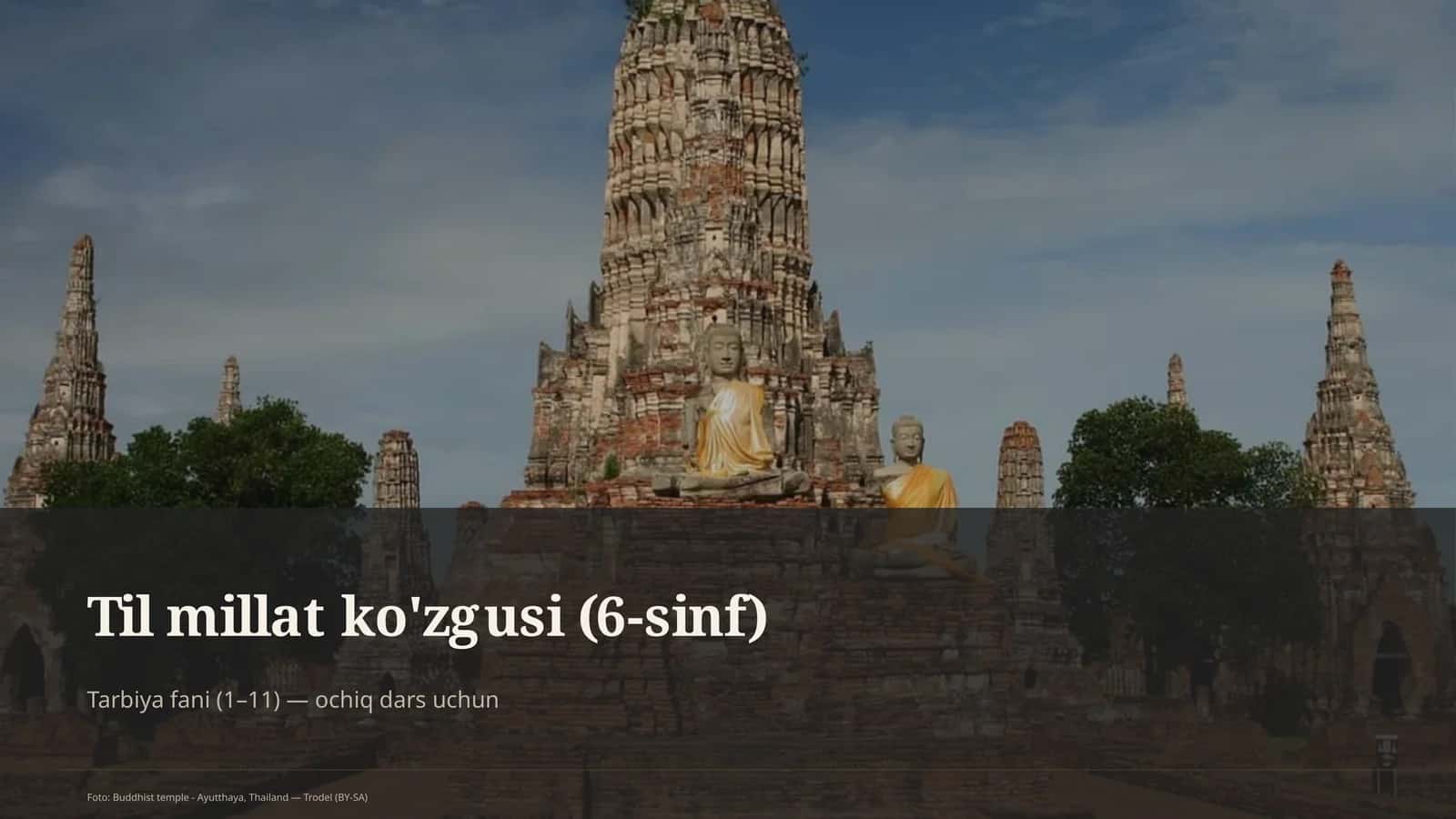 Til millat ko'zgusi (6-sinf) 1