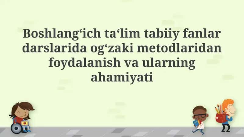 Og‘zaki Metodlar 1