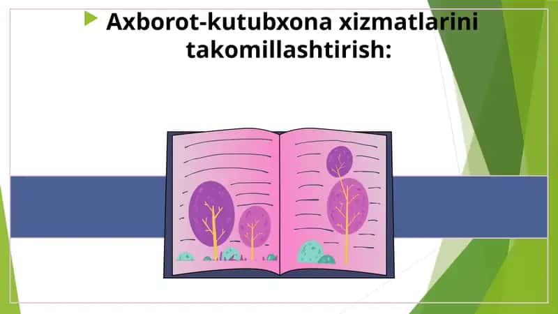 Axborot-kutubxona xizmatlarini takomillashtirish 1