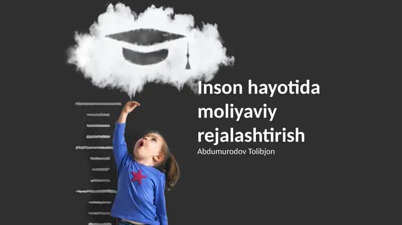Inson hayotida moliyaviy rejalashtirish 1