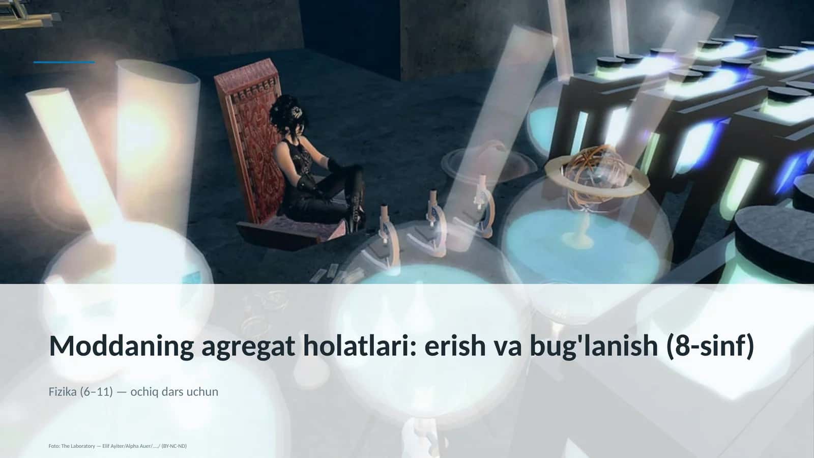 Moddaning agregat holatlari: erish va bug'lanish (8-sinf) 1