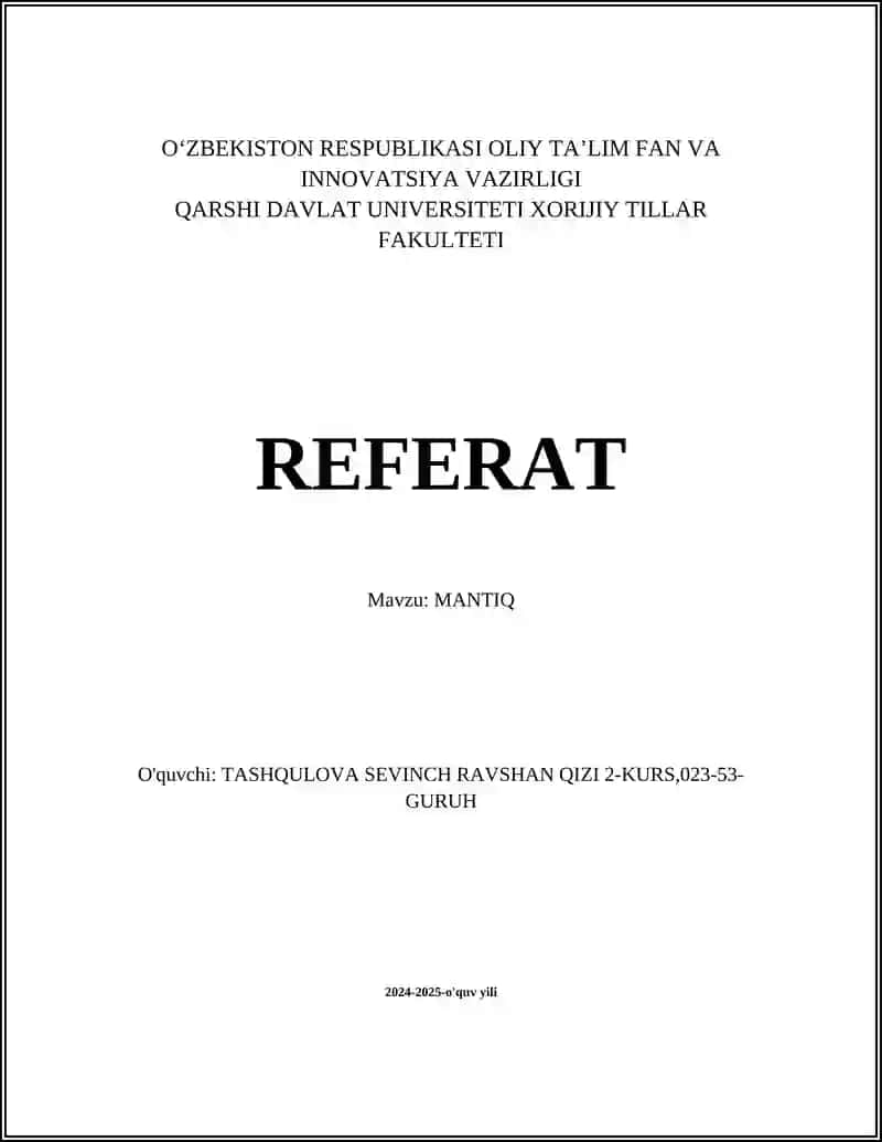 Mantıqiy Tafakkur