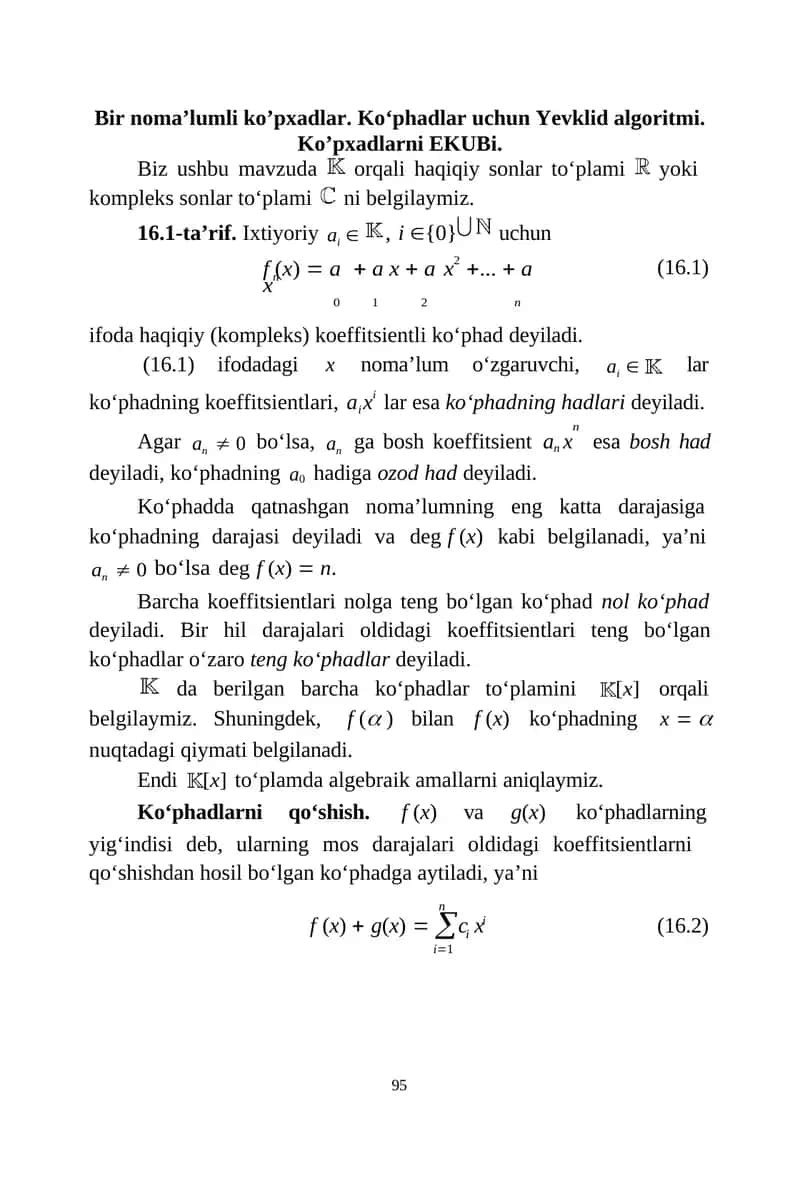 Yevklid algoritmi 1