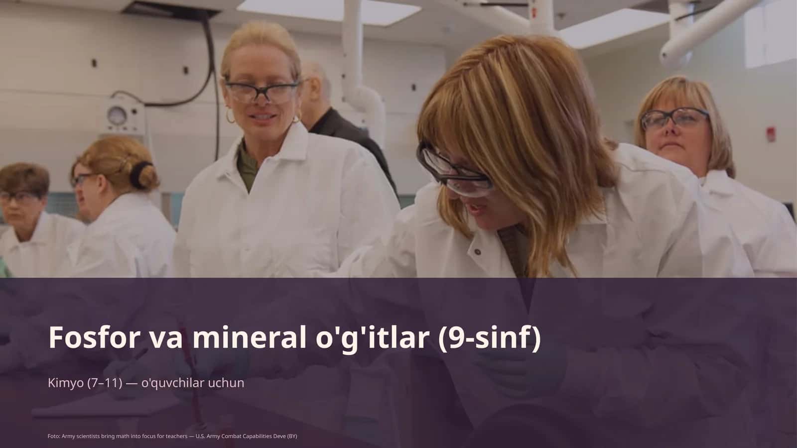 Fosfor va mineral o'g'itlar (9-sinf) 1