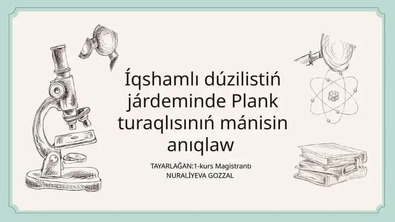 Plank turaqlısı 1