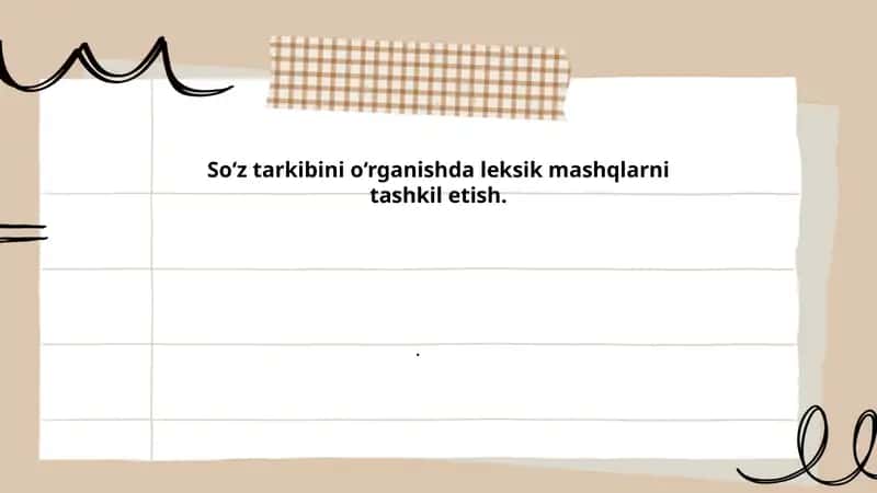 Leksik Mashqlar 1