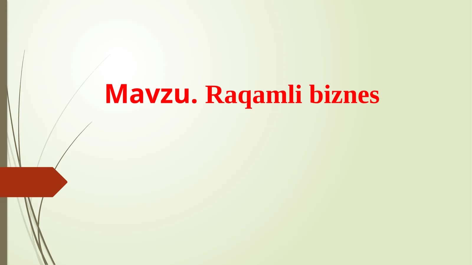 Raqamli biznes 1