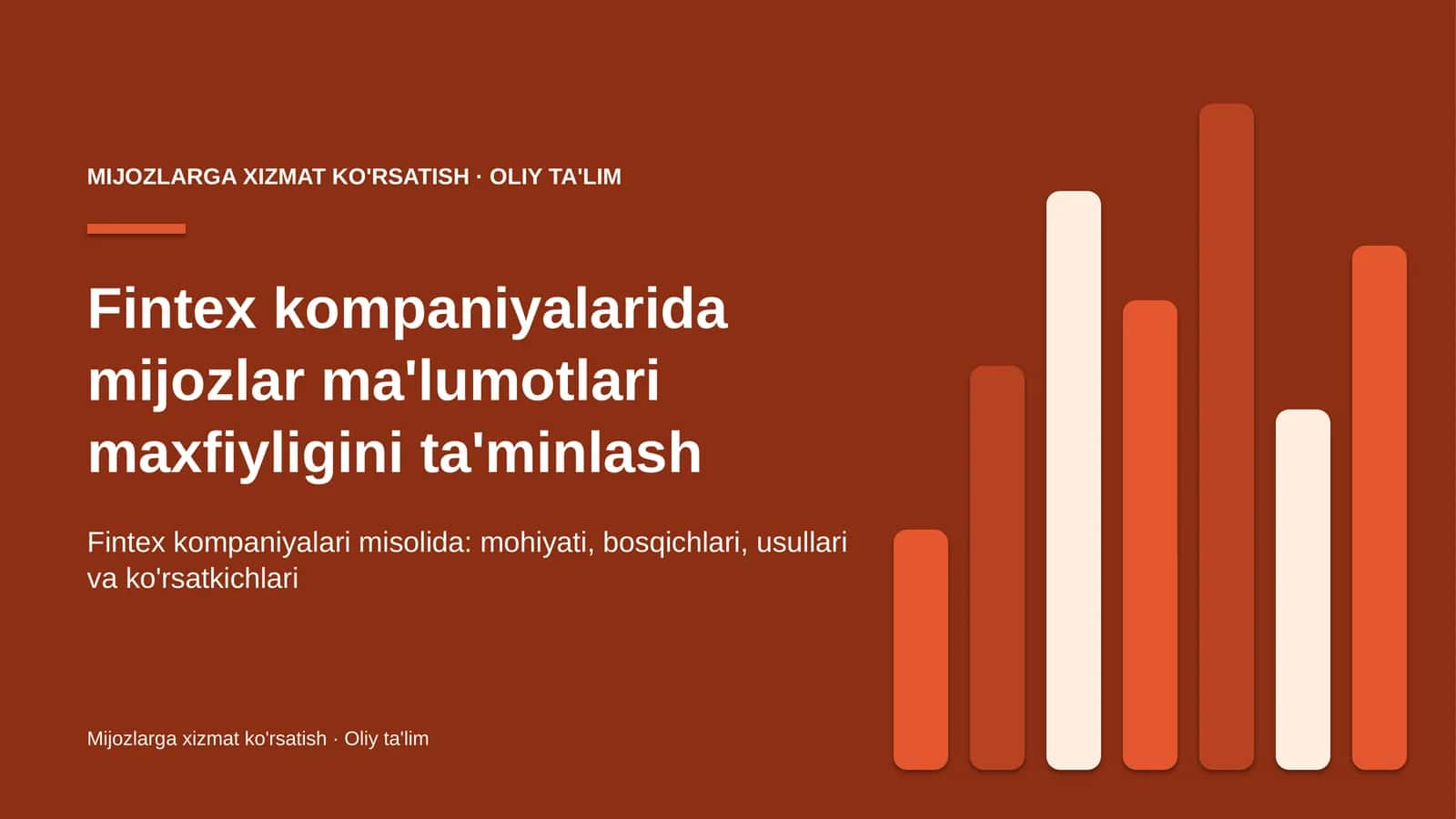 Fintex kompaniyalarida mijozlar ma'lumotlari maxfiyligini ta'minlash 1