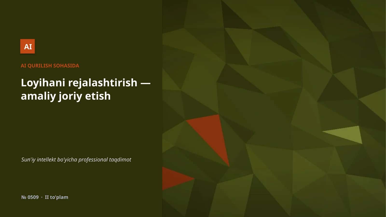 AI QURILISH SOHASIDA 1