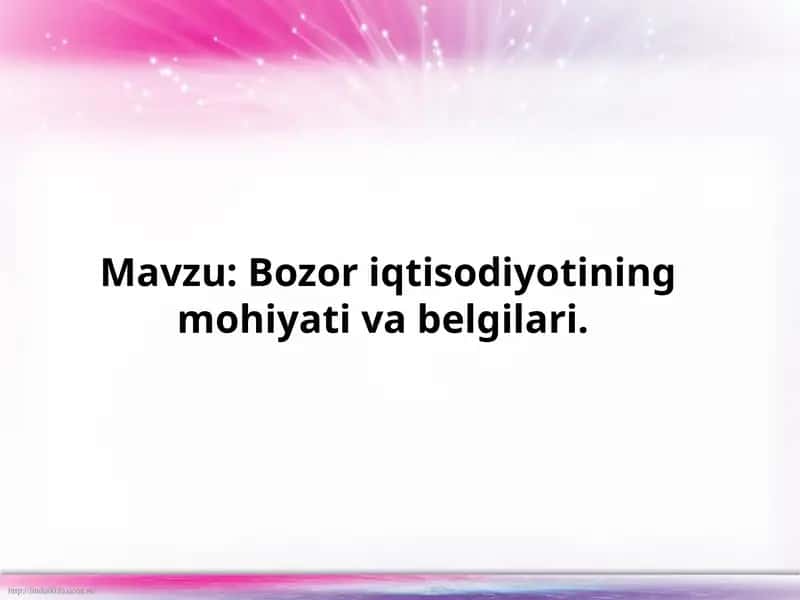 O`zbekiston-bozormunosabatlarigao`tishningo`zigaxosyo`li 1