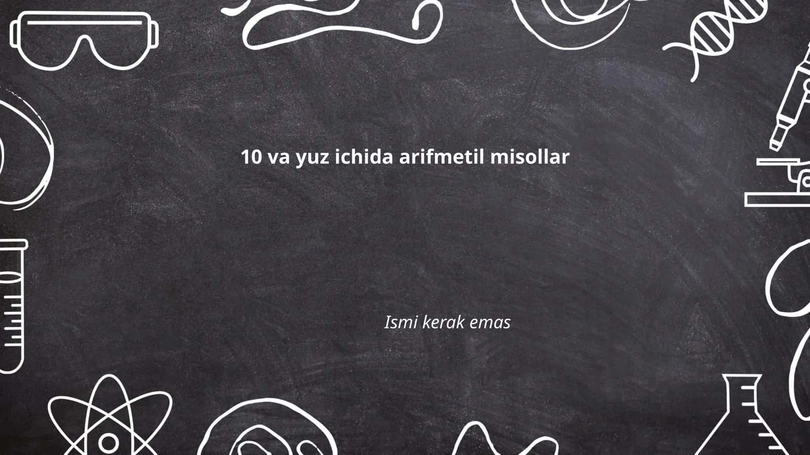 Qo‘shish misollari 1