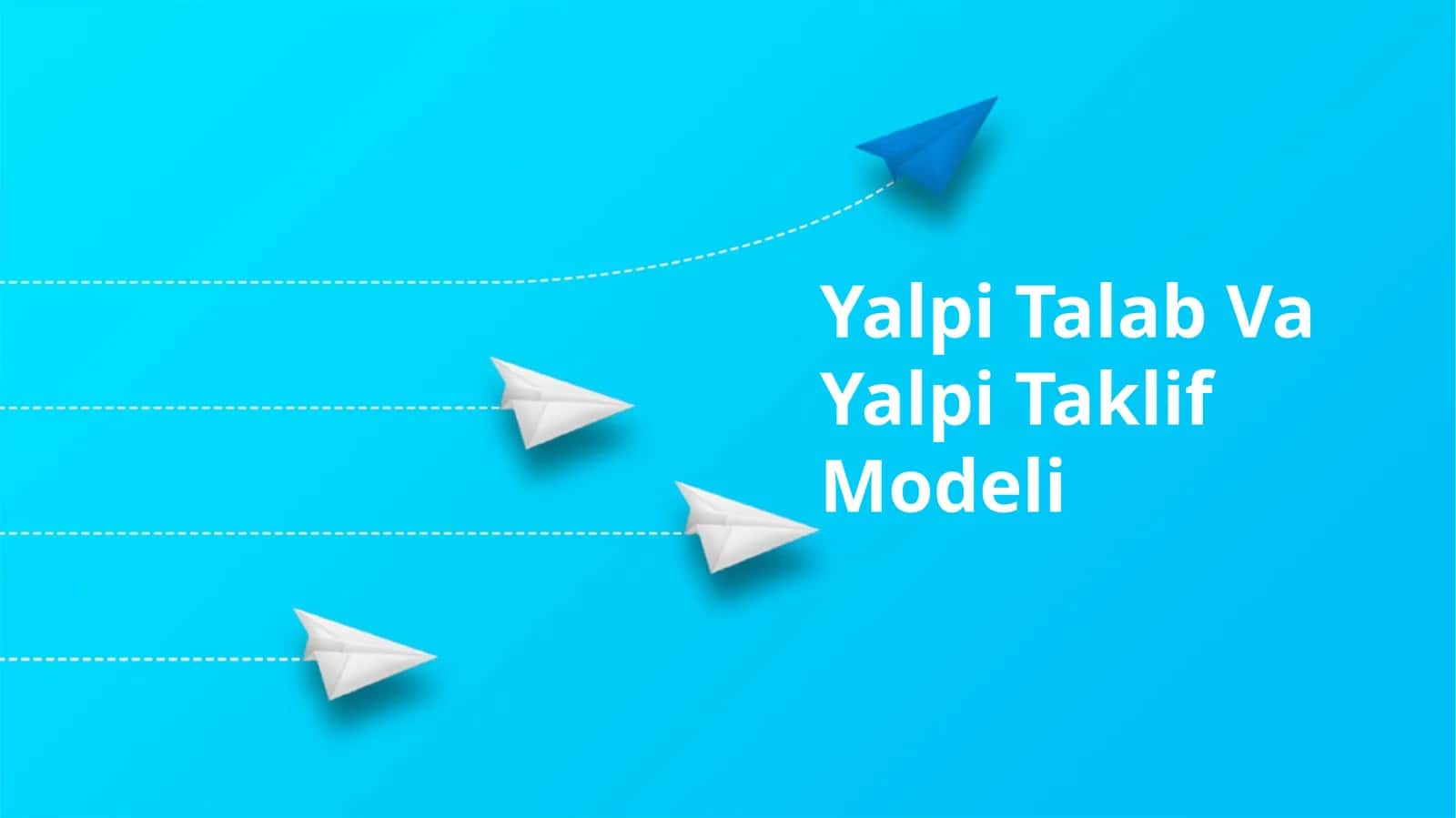 Yalpi Talab Va Yalpi Taklif Modeli 1