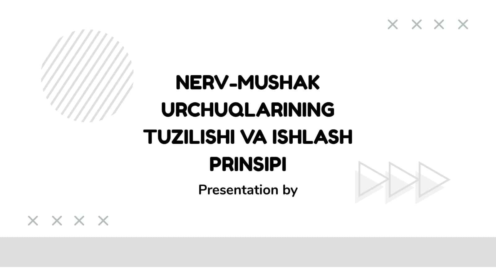NERV-MUSHAK URCHUQLARINING TUZILISHI VA ISHLASH PRINSIPI 1
