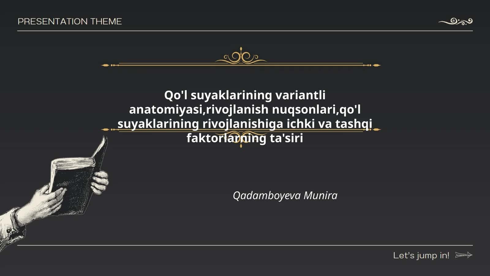 Qo'l suyaklarining asosiy anatomik tuzilishi 1