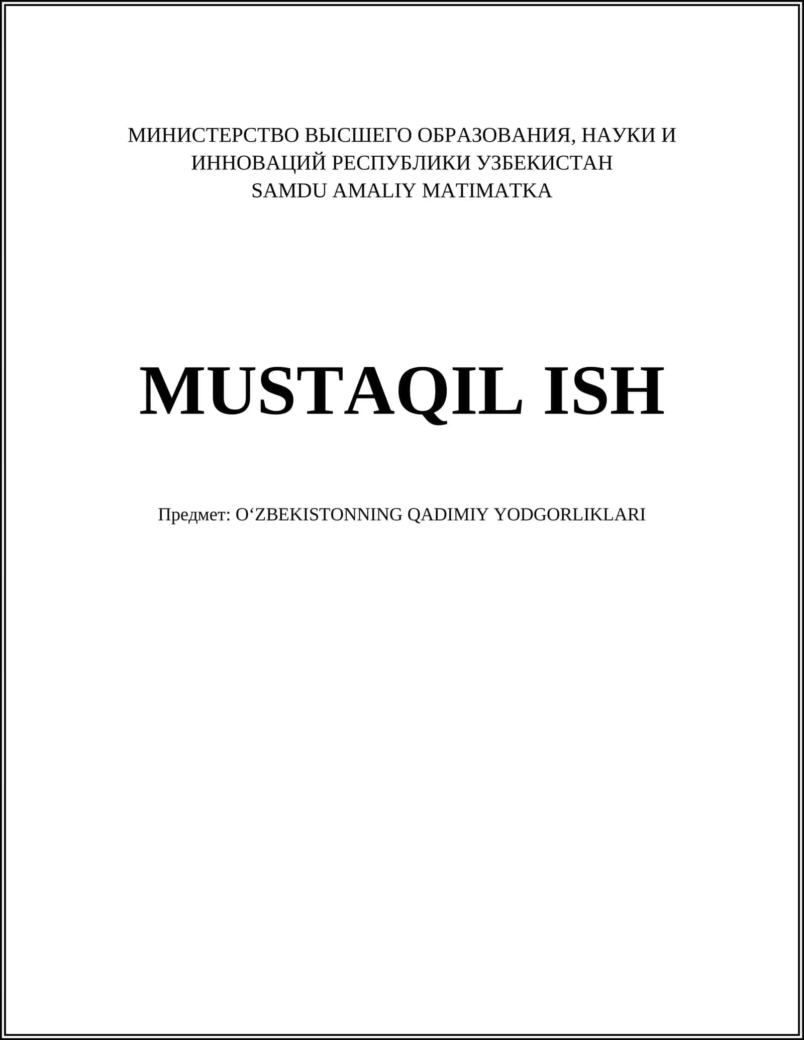 SAMDU AMALIY MATIMATKA 1
