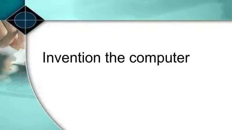 Invention of the Computer 1