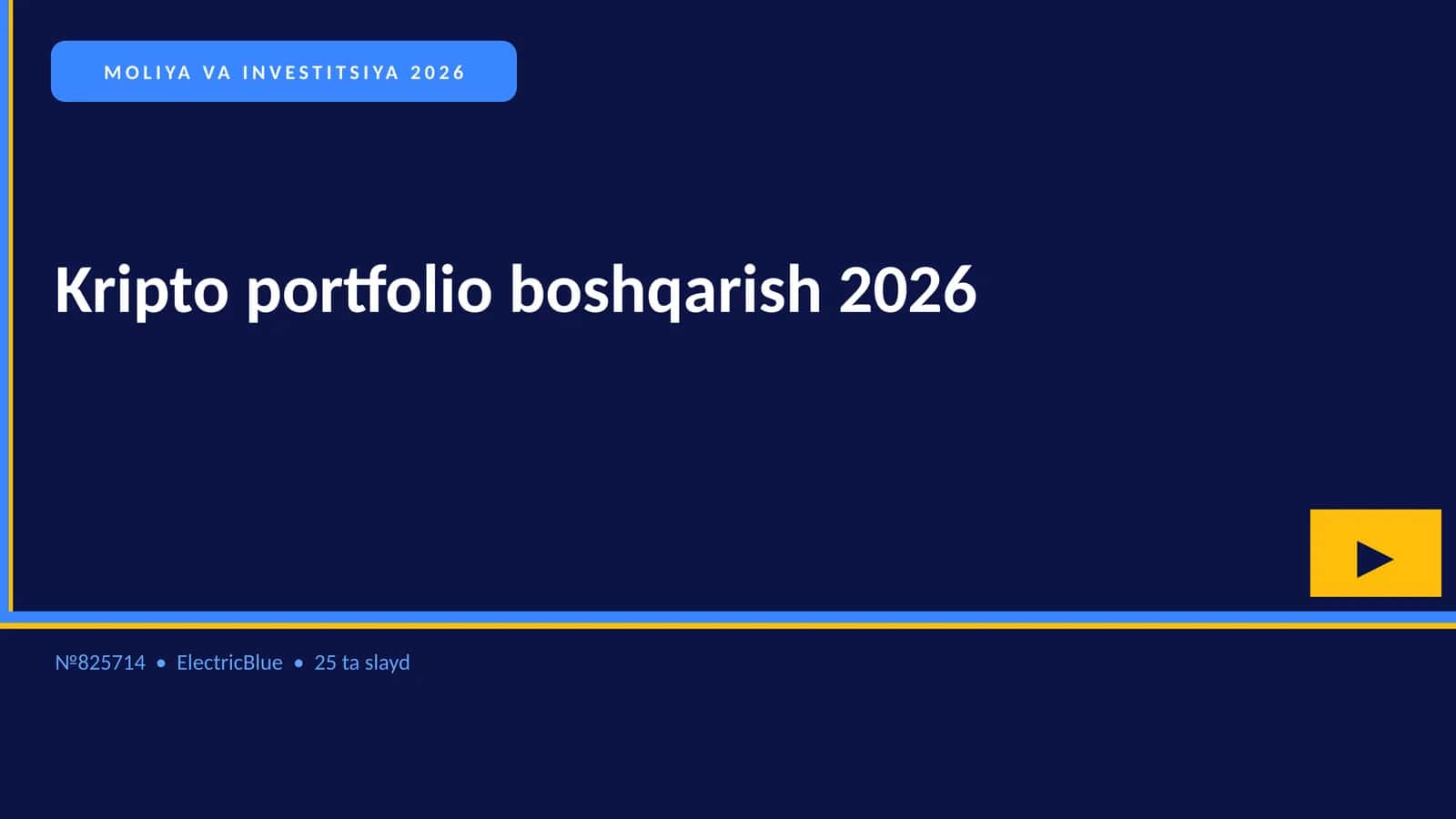 Kripto portfolio boshqarish 2026 1