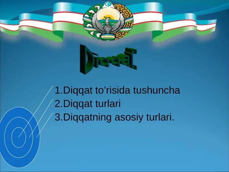 Diqqat turlari 1