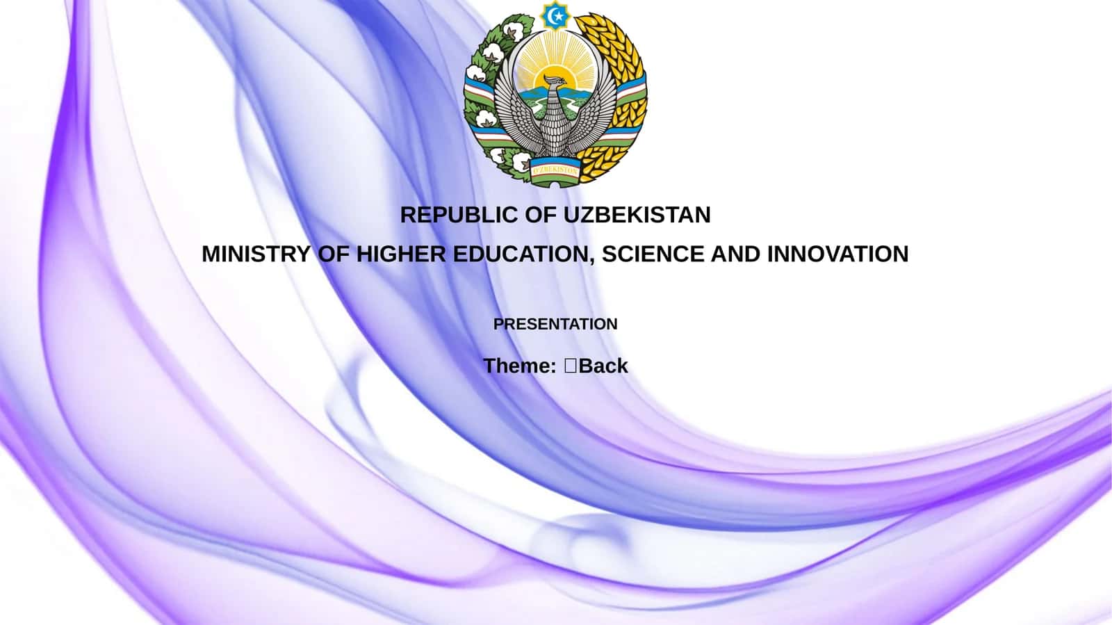 Presentation on the Back 1