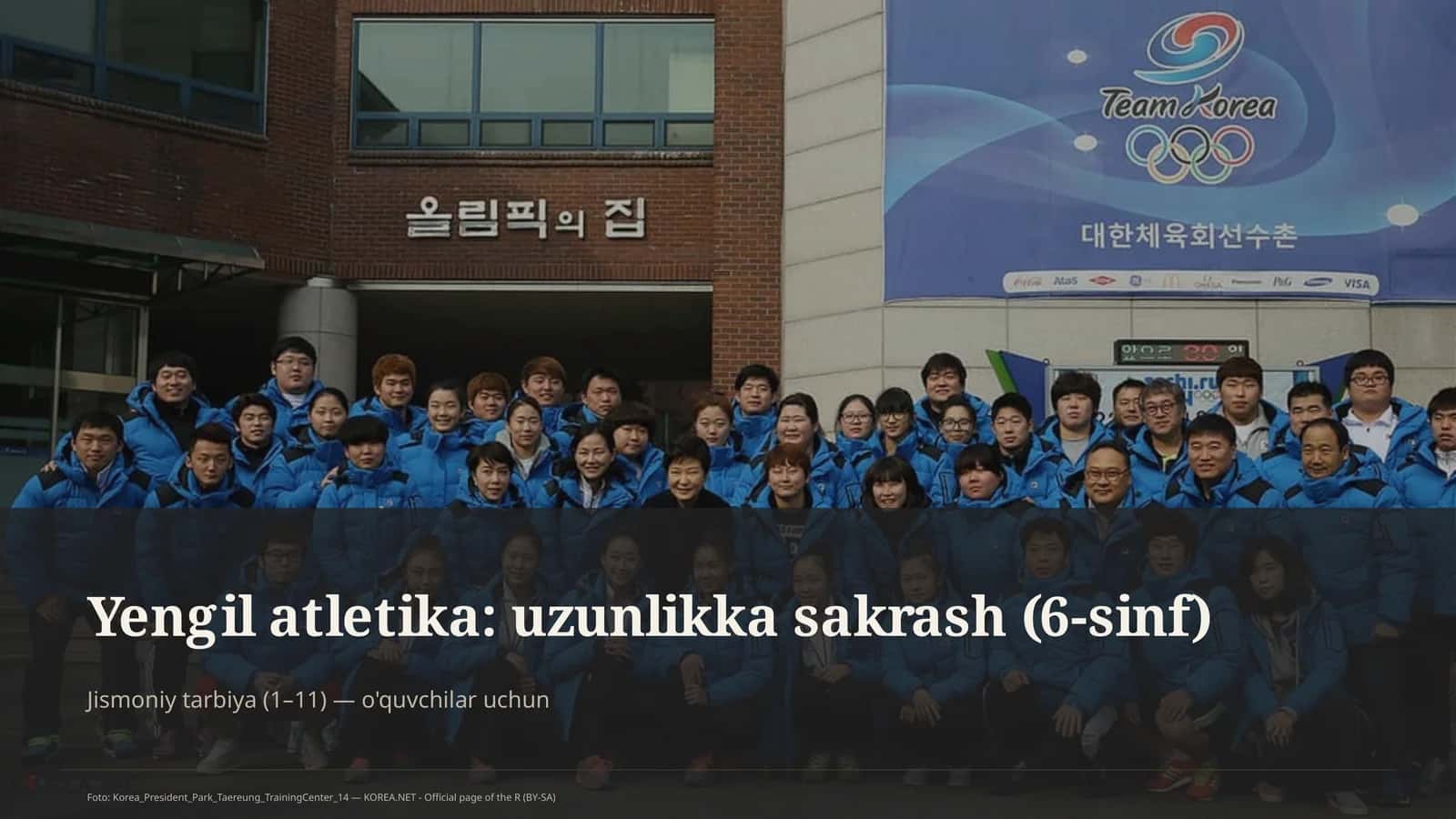 Yengil atletika: uzunlikka sakrash (6-sinf) 1